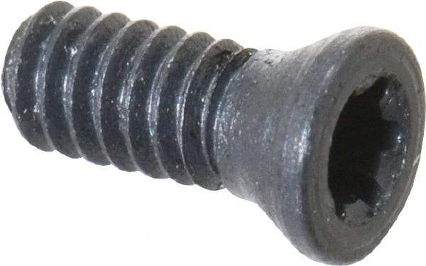 Cutting Tool Technologies - Torx Cap Screw for Indexable End Mills - #3-48 Thread, Industry Std S-4, For Use with Inserts - Apex Tool & Supply