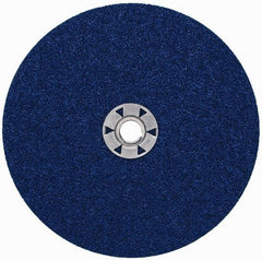 Norton - 7" Diam 36 Grit Fiber Disc - Very Coarse Grade, Zirconia Alumina, 8,600 Max RPM, Series F826 - Apex Tool & Supply