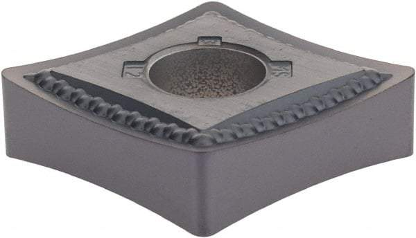 Kennametal - CNMG643 MS Grade KC5025 Carbide Turning Insert - TiAlN Finish, 80° Diamond, 3/4" Inscr Circle, 1/4" Thick, 3/64" Corner Radius - Apex Tool & Supply