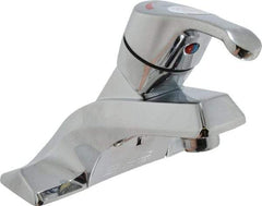 Moen - Lever Handle, Deck Plate Bathroom Faucet - One Handle, No Drain, Standard Spout - Apex Tool & Supply