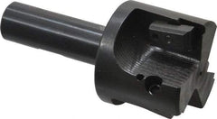 APT - 2" Cut Diam, 0.65" Max Depth of Cut, 3/4" Shank Diam, 3-7/8" OAL, Indexable Square Shoulder End Mill - TPC 32..., TPG 32., TPU 32. Inserts, Weldon Shank, 90° Lead Angle, Series Tri-Dex - Apex Tool & Supply