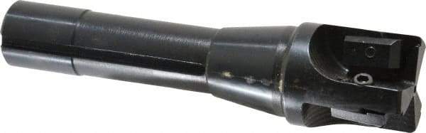 APT - 1-1/2" Cut Diam, 0.65" Max Depth of Cut, 5-7/8" OAL, Indexable Square Shoulder End Mill - TPC 32..., TPG 32., TPU 32. Inserts, R8 90° Lead Angle, Series Tri-Dex - Apex Tool & Supply