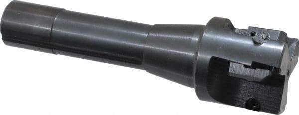 APT - 1-3/4" Cut Diam, 0.65" Max Depth of Cut, 5-7/8" OAL, Indexable Square Shoulder End Mill - TPC 32..., TPG 32., TPU 32. Inserts, R8 90° Lead Angle, Series Tri-Dex - Apex Tool & Supply