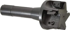 APT - 2-1/2" Cut Diam, 0.65" Max Depth of Cut, 5-7/8" OAL, Indexable Square Shoulder End Mill - TPC 32..., TPG 32., TPU 32. Inserts, R8 90° Lead Angle, Series Tri-Dex - Apex Tool & Supply