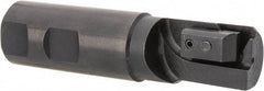 APT - 1" Cut Diam, 0.65" Max Depth of Cut, 1" Shank Diam, 3-7/8" OAL, Indexable Square Shoulder End Mill - TPC 32..., TPG 32., TPU 32. Inserts, Weldon Shank, 90° Lead Angle, Series Tri-Dex - Apex Tool & Supply