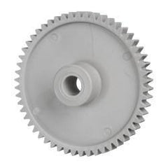 Made in USA - 48 Pitch, 2-1/4" Pitch Diam, 2.333" OD, 54 Tooth Spur Gear - 1/4" Face Width, 5/16" Bore Diam, 43/64" Hub Diam, 20° Pressure Angle, Acetal - Apex Tool & Supply