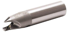 Kennametal - 6.1 to 7mm Diam, Straight Shank, 20mm Body Shank Diam, 45° Combo Chamfer and Countersink Drill - 7mm Drill Shank Diam, 3.41020R901 Insert, 95mm OAL - Apex Tool & Supply