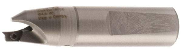 Kennametal - 7.94 to 9mm Diam, Whistle Notch Shank, 20mm Body Shank Diam, Combo Chamfer and Countersink Drill - 9mm Drill Shank Diam, 3.41020R9.. Insert, 95mm OAL - Apex Tool & Supply