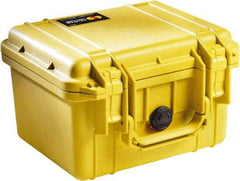 Pelican Products, Inc. - 9-11/16" Wide x 6-7/8" High, Clamshell Hard Case - Yellow, Polyethylene - Apex Tool & Supply