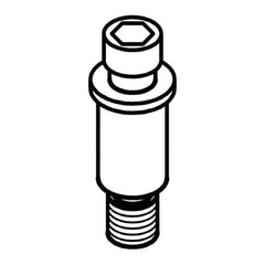 Kennametal - 5/64 Inch Hex Socket, Lock Pin for Indexable Tools - Apex Tool & Supply