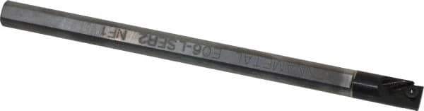 Kennametal - Internal Thread, Right Hand Cut, 9.53mm Shank Width x 3/8" Shank Height Indexable Threading Toolholder - 152.4mm OAL, LT 11NR Insert Compatibility, E06 Toolholder, Series LT Threading - Apex Tool & Supply