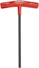 Bondhus - 8mm Hex, T-Handle Cushion Grip, Hex Key - 229mm OAL, Metric System of Measurement - Apex Tool & Supply
