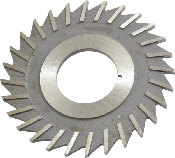 Value Collection - 2-1/2" Blade Diam x 3/32" Blade Thickness, 7/8" Hole, 28 Teeth, High Speed Steel Side Chip Saw - Straight Tooth, Arbor Connection, Uncoated - Apex Tool & Supply