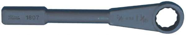 Martin Tools - 3" 12 Point Striking Box Wrench - Single End, 4-31/64" Head Diam x 1-5/8" Head Thickness, 13-13/16" OAL, Steel, Black Finish - Apex Tool & Supply