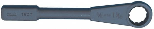 Martin Tools - 1-1/2", 12 Point, Black Finish, Single End, Striking Box Wrench - Apex Tool & Supply