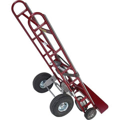 Wesco Industrial Products - 10" Wheel Diam Hand Truck 4 Wheel Convertible Kit - For Use with Wesco Steel Service Carts - Apex Tool & Supply