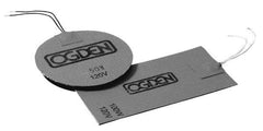 Value Collection - 9" Long x 6" Wide, Rectangular, Silicon Rubber, Standard Heat Blanket - 120 Volt, Plain Back, Use with Metal Containers - Apex Tool & Supply