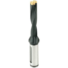 Iscar - 19 to 19.9mm Diam, 3xD, 57mm Max Depth, 25mm Shank Diam, 138.3mm OAL, Replaceable Tip Drill - IDI-SG, IDI-SK Insert, DCM Toolholder, Series ChamDrill - Apex Tool & Supply