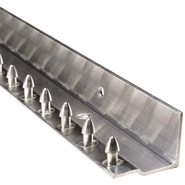 Aleco - 3Ft. Long Aluminum Boltless Dock Strip Door Mounting Hardware - For Use with Vinyl Strip Material (All Widths) - Apex Tool & Supply