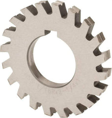 Value Collection - 11/16" Radius, 1-3/8" Circle Diam, 4-1/4" Cutter Diam, 1-3/8" Cutting Width, Arbor Connection, Concave Radius Cutter - High Speed Steel, Oxide Finish, Form Relieved, 10 Teeth - Apex Tool & Supply