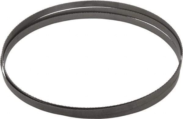 Irwin Blades - 14 TPI, 7' 9-1/2" Long x 1/2" Wide x 0.035" Thick, Welded Band Saw Blade - Bi-Metal, Toothed Edge, Wavy Tooth Set - Apex Tool & Supply