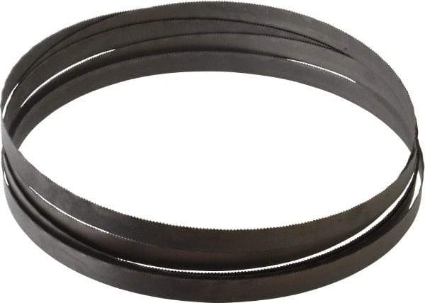 Irwin Blades - 18 TPI, 9' 11-1/2" Long x 1/2" Wide x 0.02" Thick, Welded Band Saw Blade - Bi-Metal, Toothed Edge, Wavy Tooth Set - Apex Tool & Supply