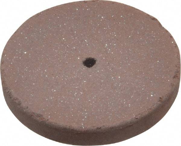 Cratex - 1" Diam x 1/16" Hole x 1/8" Thick, Surface Grinding Wheel - Silicon Carbide, Fine Grade, 25,000 Max RPM, Rubber Bond, No Recess - Apex Tool & Supply