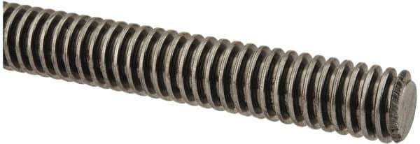 Keystone Threaded Products - 1/2-10 Acme, 3' Long, Low Carbon Steel Precision Acme Threaded Rod - Right Hand Thread, 2C Fit - Apex Tool & Supply