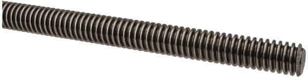 Keystone Threaded Products - 1/2-10 Acme, 6' Long, Low Carbon Steel Precision Acme Threaded Rod - Right Hand Thread, 2C Fit - Apex Tool & Supply