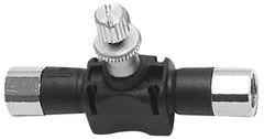 Legris - 1/2" NPT Threaded In-Line Flow Control Valve - 0 to 145 psi & Nylon Material - Apex Tool & Supply