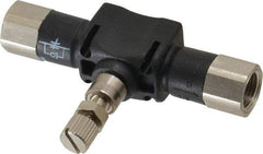 Legris - 1/8" NPT Threaded In-Line Flow Control Valve - 0 to 145 psi & Nylon Material - Apex Tool & Supply