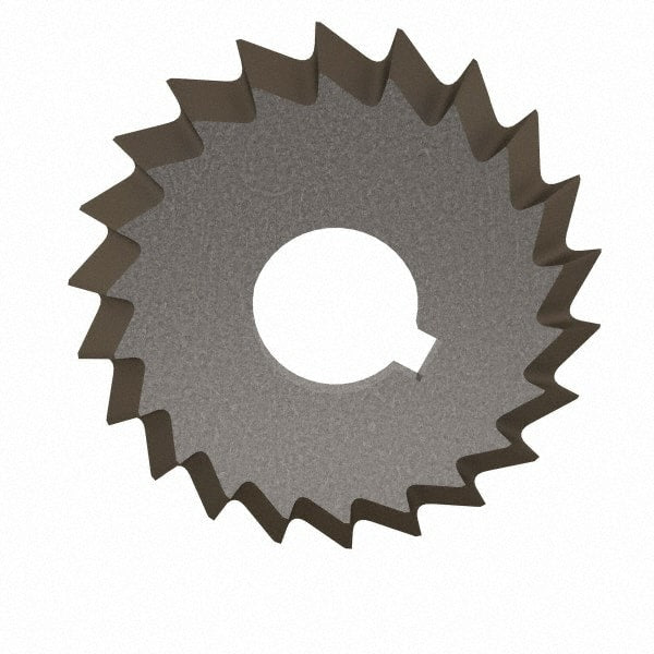 Value Collection - 2-3/4° 2-3/4" Cut Diam, 1/2" Cut Width, 1" Arbor, High Speed Steel Double-Angle Cutter - Apex Tool & Supply