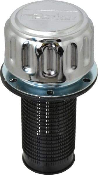 Parker - 10 Micron Rating, Nonmetallic Breather - Apex Tool & Supply
