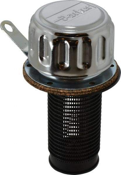 Parker - 10 Micron Rating, Nonmetallic Breather - Apex Tool & Supply