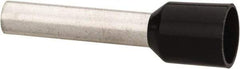 ACI - 10 AWG, Partially Insulated, Crimp Electrical Wire Ferrule - 18mm Long x 3.9mm Diameter Pin, 26mm Overall Length - Apex Tool & Supply