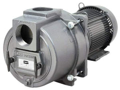 American Machine & Tool - 230/460 Volt, 47/24 Amp, 3 Phase, 15 HP, Self Priming Sewage Trash Pump - 215JM Frame, 4 Inch Inlet, TEFC Motor, Cast Iron Housing, Stainless Steel Impeller, Buna N Seal - Apex Tool & Supply