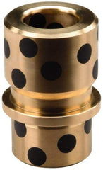Dayton Lamina - 2-1/2" ID x 4-3/8" OAL, Cast Aluminum Bronze, Die & Mold Shoulder Bushing - Shoulder, 3-13/16" Bottom OD, 3-1/4" Top OD, 2-1/2" Under Collar, 2-1/2" Under Collar, 1-7/8" Above Collar - Apex Tool & Supply