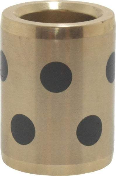 Dayton Lamina - 1-1/2" OAL, 3/4" ID, 1-1/8" Body Diam, Aluminum Bronze, Die & Mold Straight Friction Brushing - Press Fit, Self Lubricating - Apex Tool & Supply