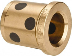 Dayton Lamina - 3/4" ID x 1-3/8" OAL, Aluminum Bronze, Die & Mold Shoulder Bushing - Shoulder, 1-1/8" Bottom OD, 1-1/8" Top OD, 1.3" Collar OD, 1-3/16" Above Collar - Apex Tool & Supply