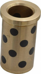 Dayton Lamina - 7/8" ID x 2-3/8" OAL, Aluminum Bronze, Die & Mold Shoulder Bushing - Shoulder, 1-1/4" Bottom OD, 1-1/4" Top OD, 1.43" Collar OD, 2-3/16" Above Collar - Apex Tool & Supply