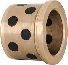 Dayton Lamina - 1-1/4" ID x 1-3/8" OAL, Aluminum Bronze, Die & Mold Shoulder Bushing - Shoulder, 1-5/8" Bottom OD, 1-5/8" Top OD, 1.8" Collar OD, 1-3/16" Above Collar - Apex Tool & Supply