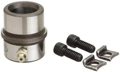Dayton Lamina - 2-1/2" ID x 2-7/8" OAL, Steel, Bronze Plated Die & Mold Shoulder Bushing - Short Shoulder, 3.659" Bottom OD, 3-1/4" Top OD, 3.814" Collar OD, 1" Under Collar, 1-7/8" Above Collar - Apex Tool & Supply