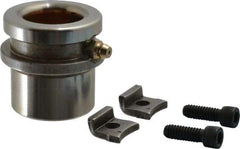 Dayton Lamina - 1" ID x 1-3/4" OAL, Steel, Bronze Plated Die & Mold Shoulder Bushing - Short Shoulder, 1.72" Bottom OD, 1-1/2" Top OD, 1.845" Collar OD, 13/16" Under Collar, 15/16" Above Collar - Apex Tool & Supply