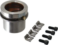 Dayton Lamina - 2" ID x 2-5/8" OAL, Steel, Bronze Plated Die & Mold Shoulder Bushing - Short Shoulder, 2.909" Bottom OD, 2-1/2" Top OD, 3.064" Collar OD, 1" Under Collar, 1-5/8" Above Collar - Apex Tool & Supply