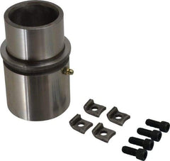 Dayton Lamina - 2" ID x 4-5/8" OAL, Steel, Die & Mold Shoulder Bushing - Extra Long Shoulder, 2.909" Bottom OD, 2-1/2" Top OD, 3.064" Collar OD, 3" Under Collar, 1-5/8" Above Collar - Apex Tool & Supply