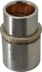 Dayton Lamina - 2" ID x 4-5/8" OAL, Steel, Bronze Plated Die & Mold Shoulder Bushing - Extra Long Shoulder, 2.909" Bottom OD, 2-1/2" Top OD, 3.064" Collar OD, 3" Under Collar, 1-5/8" Above Collar - Apex Tool & Supply