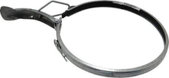Made in USA - 6" ID Galvanized Duct Clamp with PVC Seal - Apex Tool & Supply