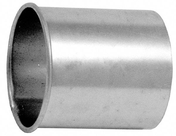 Made in USA - 8" ID Galvanized Duct Adapter - 4" Long, 22 Gage - Apex Tool & Supply