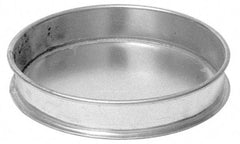 Made in USA - 5" ID Galvanized Duct End Cap - 2" Long, 24 Gage - Apex Tool & Supply