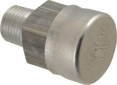 LDI Industries - 1/8 Thread, Aluminum, Protected Vent - 1-1/8" High, 9/16" Hex Flats Diam - Apex Tool & Supply